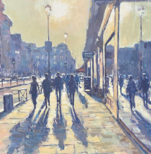 web Farren David Les Reflets de Vitrines Paris 80 x 80cm